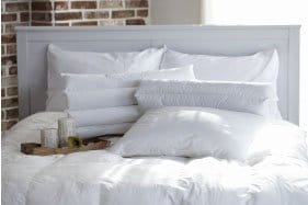 Sleep on a comfortable mattress and pillows